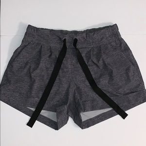Grey Cuffed Lululemon Shorts